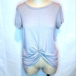 C9 by Champion Gray Front Knot Tee Size Small